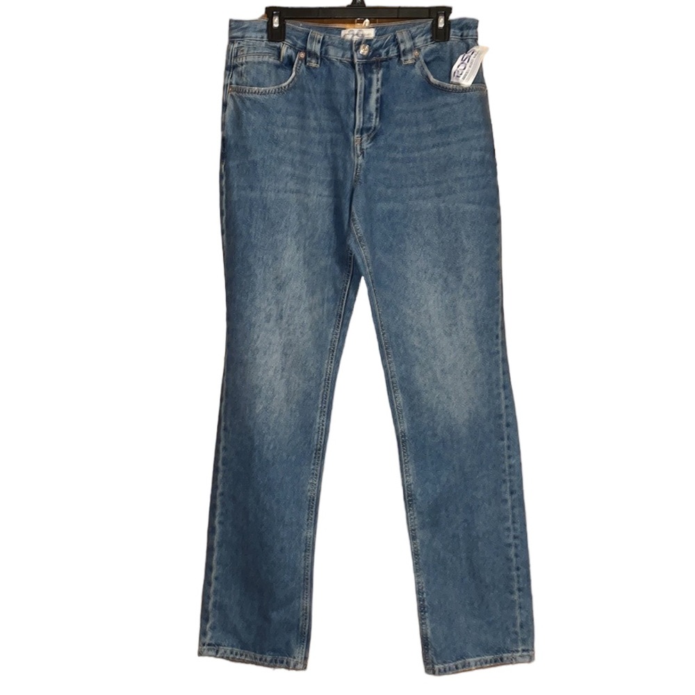 WE THE FREE NWT FREE PEOPLE CURVY SIREN LOW RISE STRAIGHT LEG DENIM JEANS  29